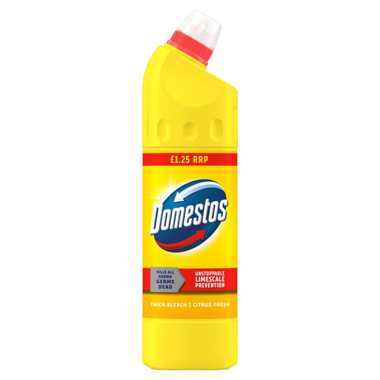 Domestos Thick Bleach Citrus 750ml PMP £1.25 - Case of 9