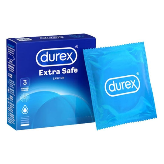 Durex Extra Safe Condoms 3 Pack - Case of 24