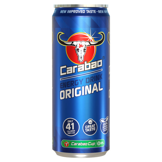 Carabao Original Energy Drink 330ml Cans - Case of 12