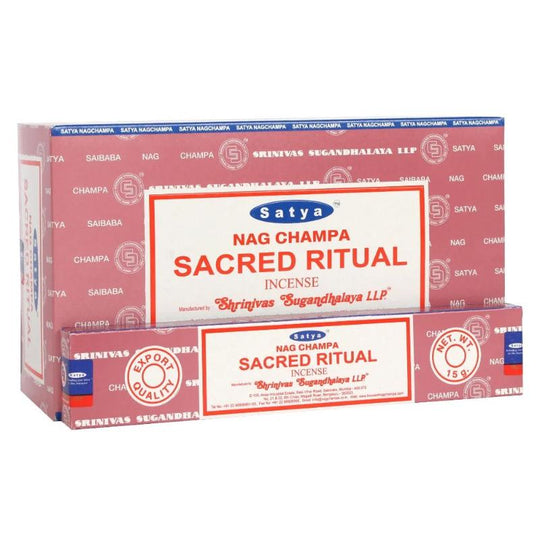 Satya Sacred Ritual Incense Sticks 12 Pack - Case of 12