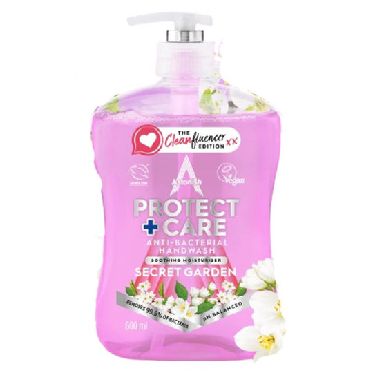 Astonish Antibacterial Handwash Secret Garden 600ml - Case of 12