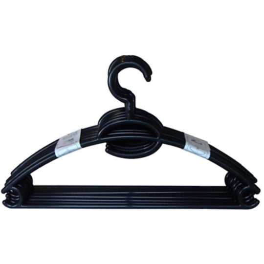 Ashley Housewares PVC Coated Coat Hangers 10 Pack