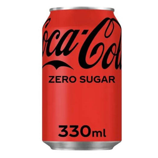 Coca-Cola Zero Cans 330ml - Case of 24