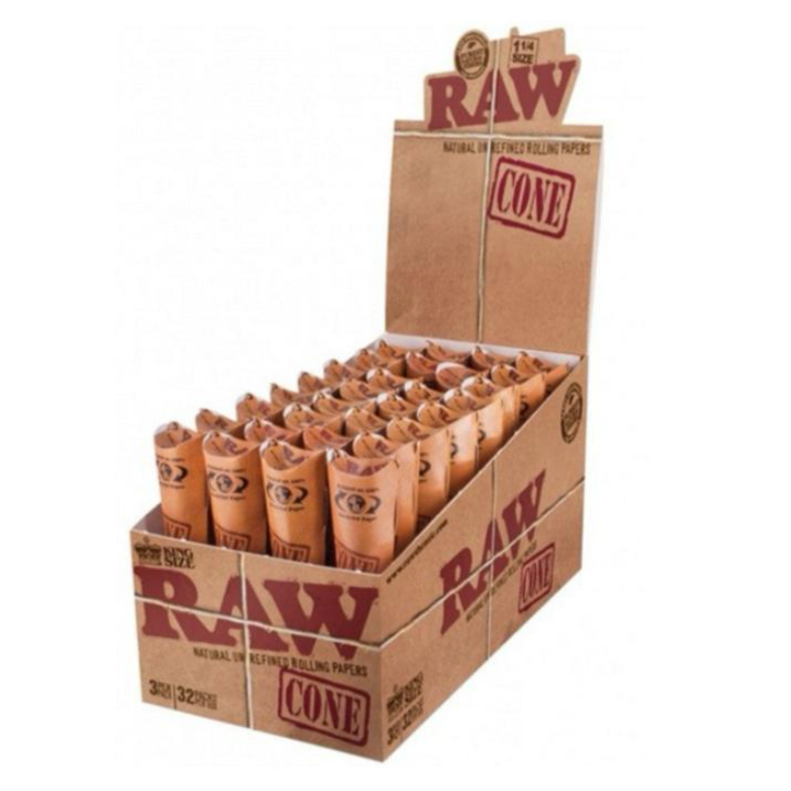 RAW Classic King Size Cone Pack – 50 Authentic Cones + Philly Tube + Glass Cone Tip