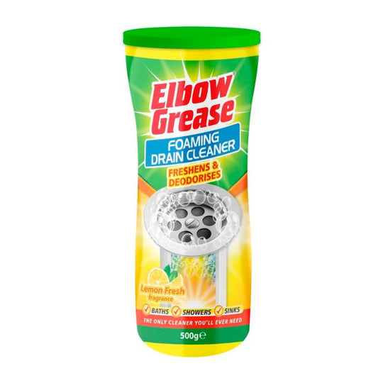 Elbow Grease Foaming Drain Cleaner Lemon Fresh 500g