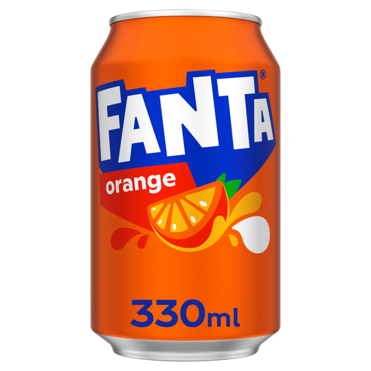 Fanta Orange Cans 330ml - Case of 24