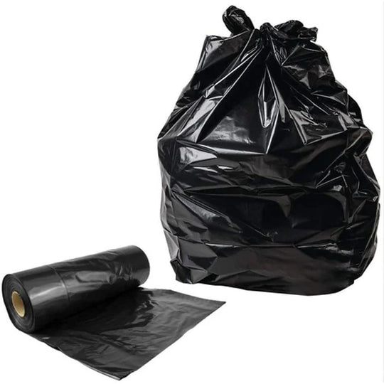 Floppy Heavy Duty Black Refuse Sacks Bags 50 Roll Pack

