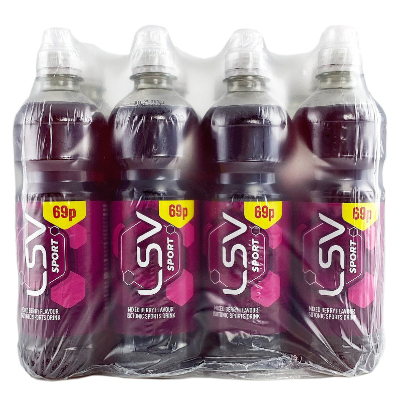 LSV Isotonic Drink Mixed Berry Bottles (Sports Cap) 500ml PM 69p - Cas ...