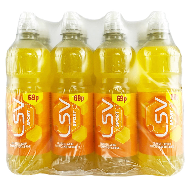 LSV Isotonic Drink Orange Bottles (Sports Cap) 500ml PM 69p - Case of ...