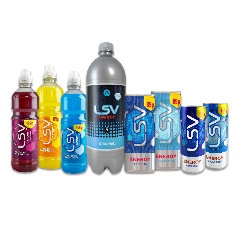 LSV Energy Drink Original Cans 250ml - Case of 24 Wholesale