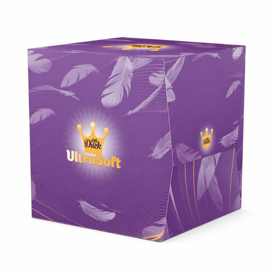 Pallet Deal : 1,440 x Little Duck Ultrasoft Cube Tissue 3 Ply 56's