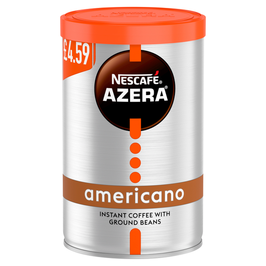 Nescafe Azera Americano Instant Coffee Tin 90g PM £4.59 - Case of 6