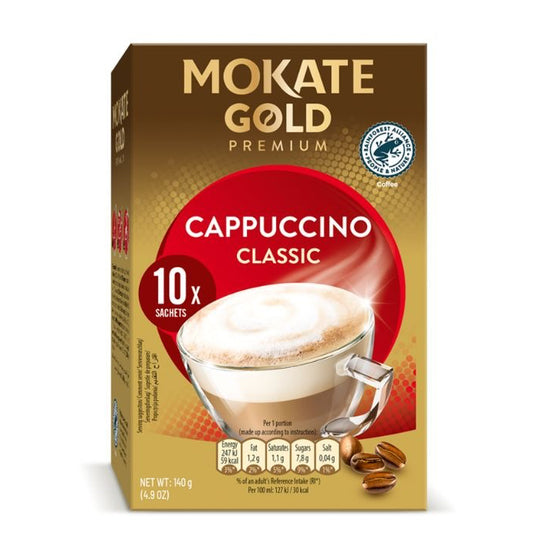 Pallet Deal : 1,584 x Mokate Gold Premium Coffee Sachets Assorted Flavours 10 Pack