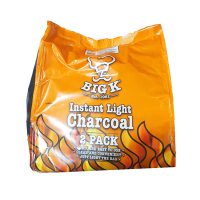 Pallet Deal : 210 x Big K Instant Light Charcoal 2 Pack
