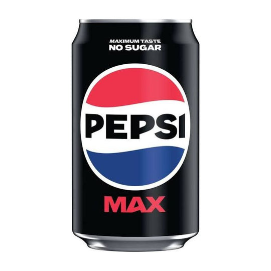 Pepsi Max Cans 330ml - Case of 24
