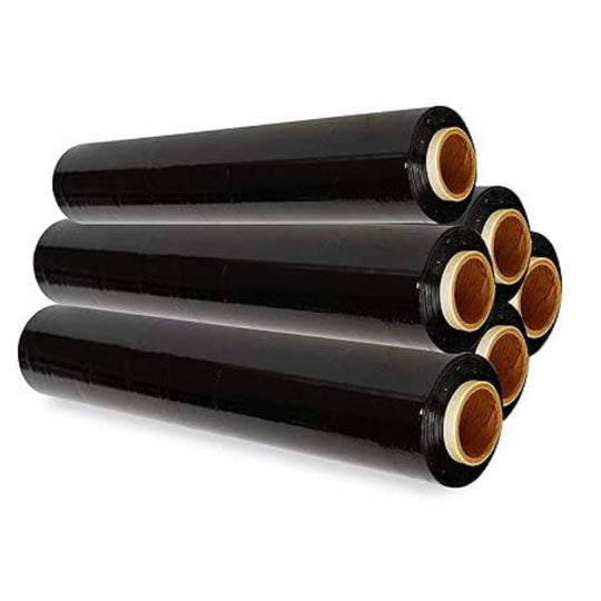 Praco Black Pallet Shrink Wrap 400mm x 1.5 kgs 23 Micron