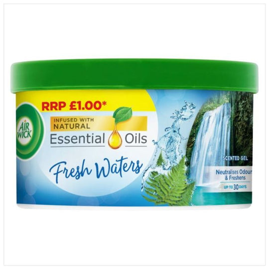 Airwick Gel Tin Fresh Water 70g PMP £1 - Case of 12