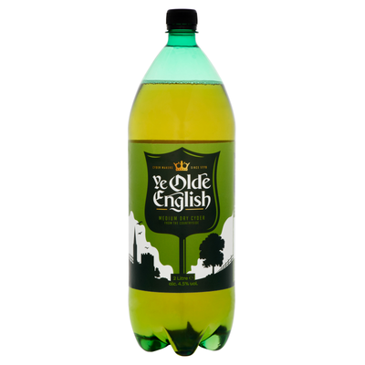 Ye Olde English Medium Dry Cider Bottles 2L - Case of 6