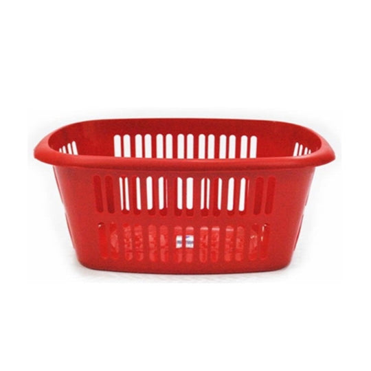 TML Rectangular Laundry Basket Red