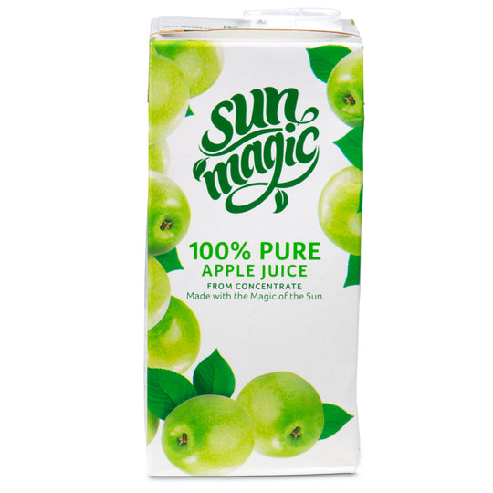 SunMagic 100% Pure Apple Juice Cartons 1L - Case of 12