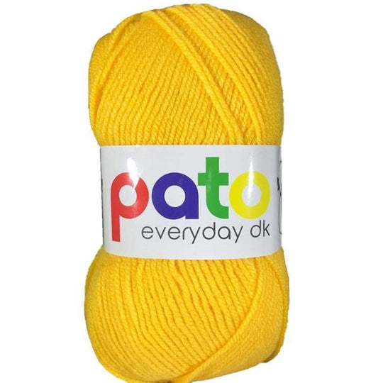 Pato Everyday Double Knitting Yarn - Case of 10 - Yellow