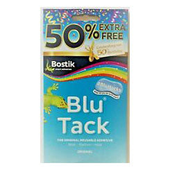 Bostik Blu Tack 50% Extra Free - Case of 12