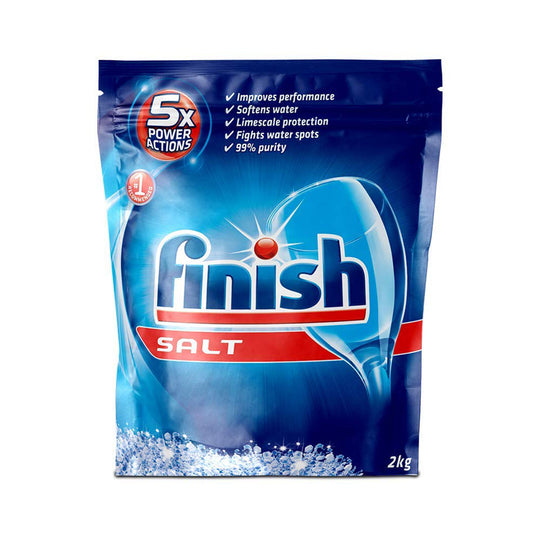 Finish Dishwasher Salt 2kg - Case of 8
