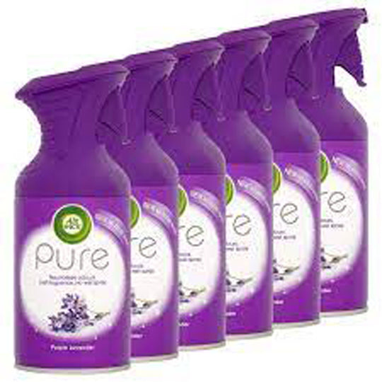 Air Wick Air Freshener Aerosol Pure Purple Lavender 250ml - Case of 6