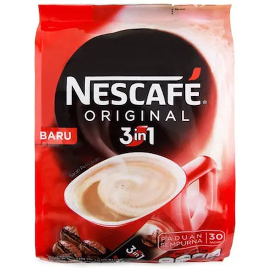 Nescafe Original 3 in 1 Sachets 30 Pack - Case of 11