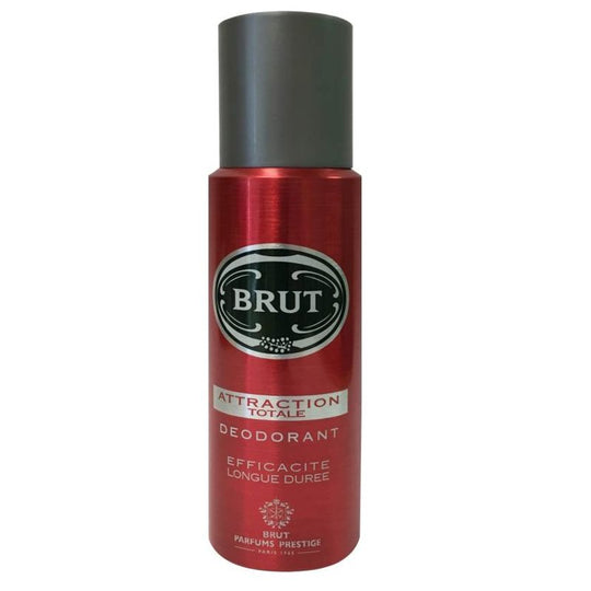 Brut Deodorant Body Spray Total Attraction 200ml - Case of 6