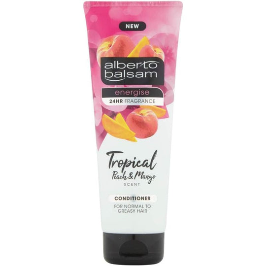 Alberto Balsam Conditioner Energise Tropical Peach & Mango 250ml - Case of 6