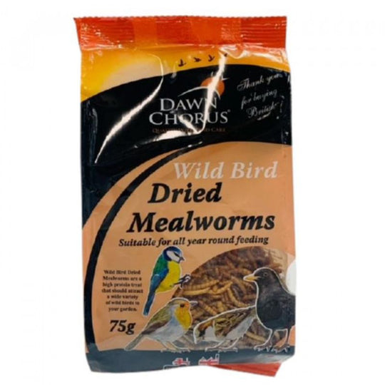 Dawn Chorus Wild Bird Dried Mealworms 75g