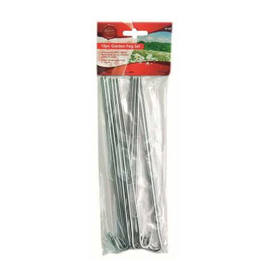 Redwood Leisure Metal Garden Tent Pegs 10 Pack