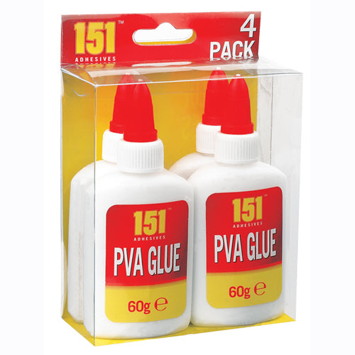 151 PVA Glue 60g 4 Pack