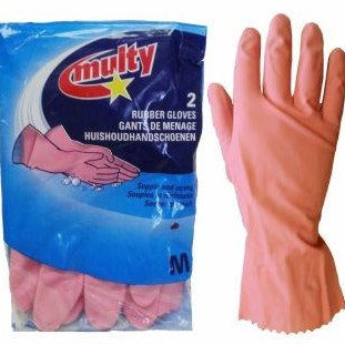 Multy Rubber Gloves Pair Small