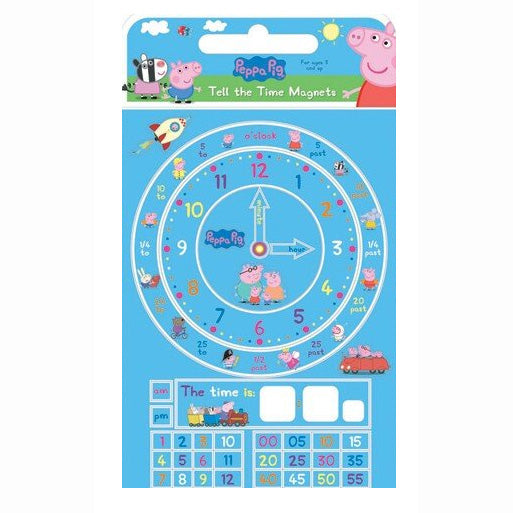Peppa Pig Telling The Time Magnet