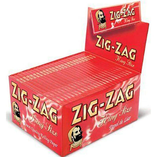 Zig Zag Rolling Papers King Size Red - Case of 50