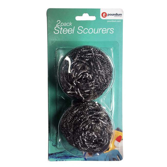 2 Pack Steel Scourers
