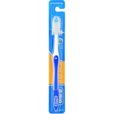 Oral-B Toothbrush Medium With Cap - Tray of 12