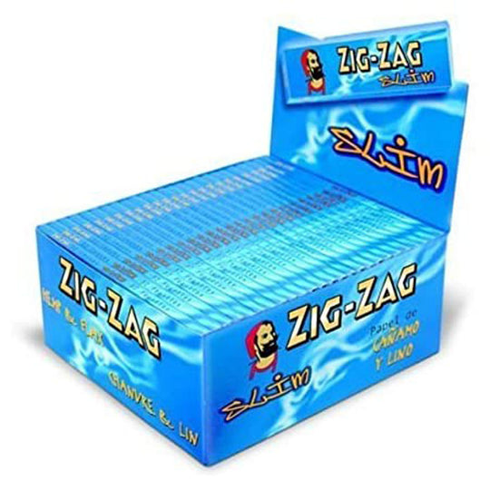 Zig Zag Rolling Papers King Size Blue - Case of 50