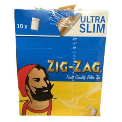 Zig Zag Filter Tips Ultra Slim - Case of 10