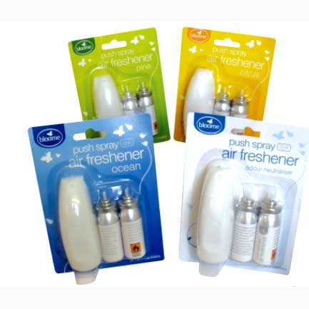 Push Spray Air Freshener with 10ml Refill