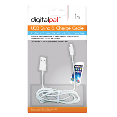 DigitalPal iPhone 5 USB Charge Cable 1 Metre