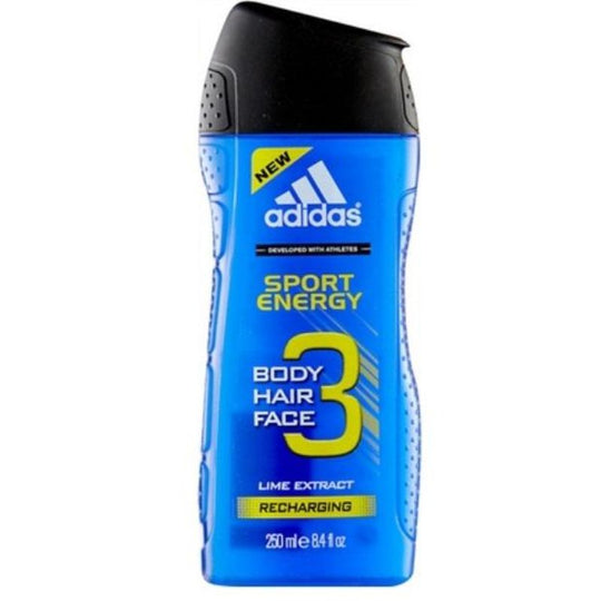 Adidas 3-in-1 Shower Gel Sport Energy 250ml - Case of 6