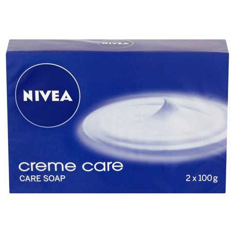 Nivea Soap Bar Creme Care 2 x 100g Twin Pack - Case of 12