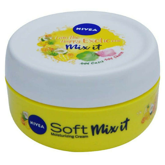 Nivea Soft Mix It Moisturising Cream Happy Exotic 100ml - Case of 3