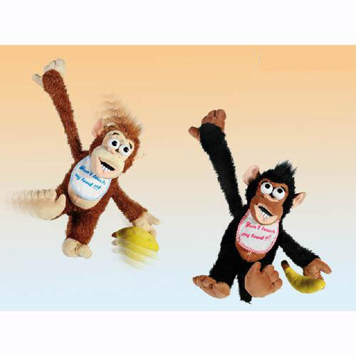 Soft Toy Monkey hanging shaking and screaming