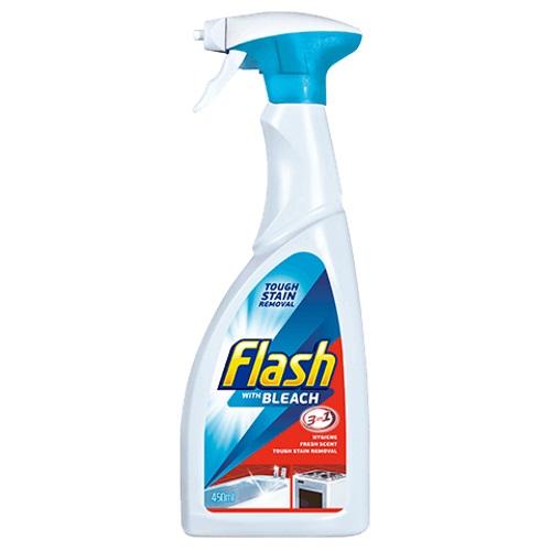 Project Flash Spray Flash Spray 3 in 1 Bleach 450ml - Case of 10 Wholesale