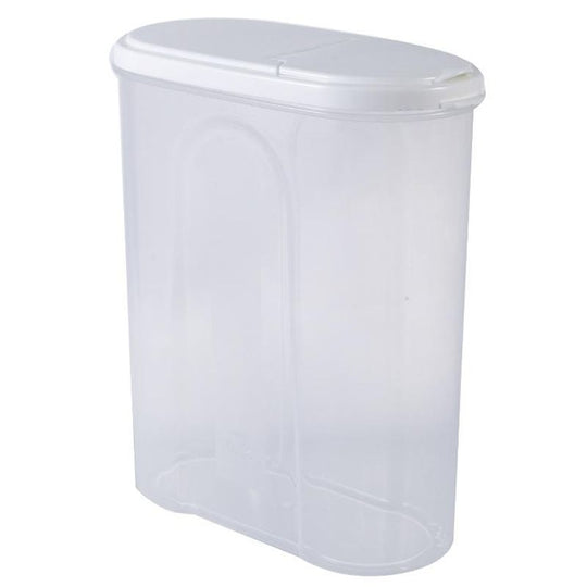 Dry Food Cereal Container White Lid