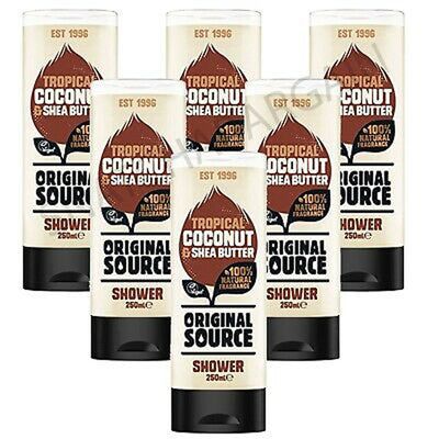 Original Source Shower Gel Coconut and Shea Butter 250ml - Case of 6